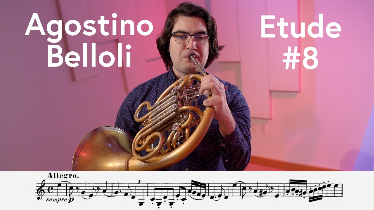 Agostino Belloli, Etude #8 from 