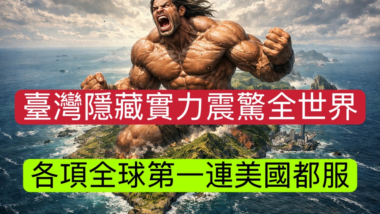 台灣隱藏實力震驚世界 各項全球第一連美國都服