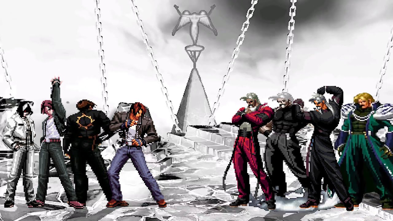 [KOF Mugen] Kyo Kusanagi Team vs Rugal Team