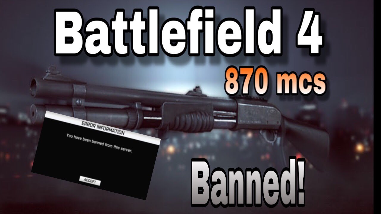 Huge SHOTGUN FLANKS that got me BANNED - Battlefield 4 870 mcs