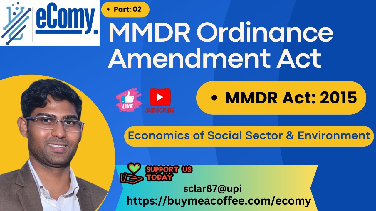 Part: 02 | MMDR Ordinance Amendment Act 2015 | @eComy