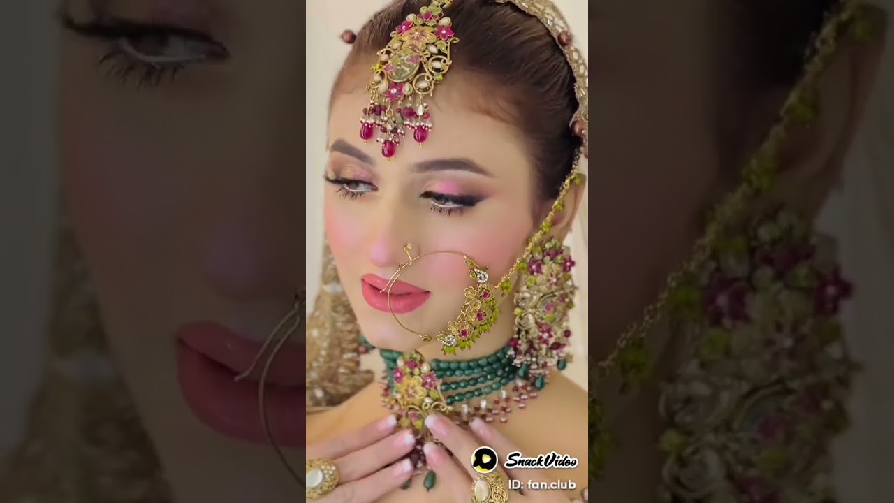 Beautiful Bridal Look || FizZYcliPS #bridal