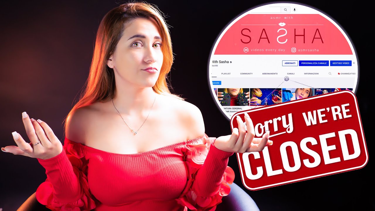 Asmr ¿POR QUÉ CERRARÁS TÚ CANAL EN YOUTUBE? - Asmr Q&A | ASMR Español | Asmr with Sasha