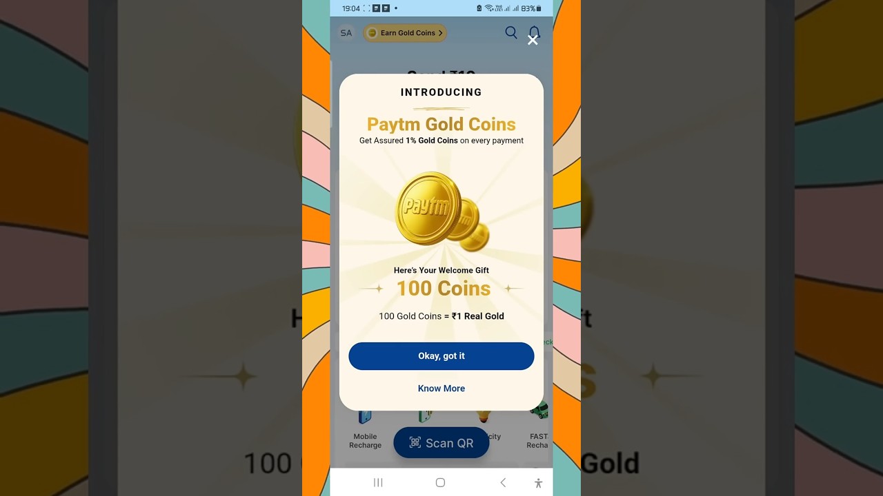 New Paytm Gold Coins Introduced #2025 #shorts #paytm