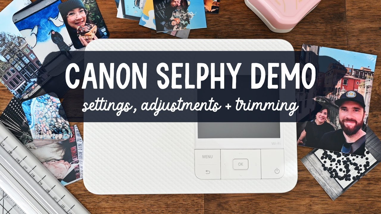 How I use my Canon Selphy CP1500 | Canon Selphy Settings & Adjustments | Cutting & Trimming Photos