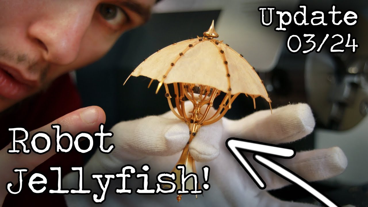 My Steampunk Jellyfish Creature (and a new Machine) - Update 03/2024 | An Unwound Clockwork