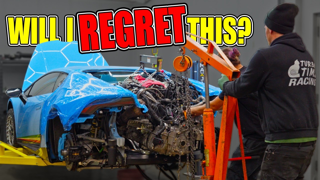Tearing the Engine Out of My $500,000 Lamborghini Huracan!