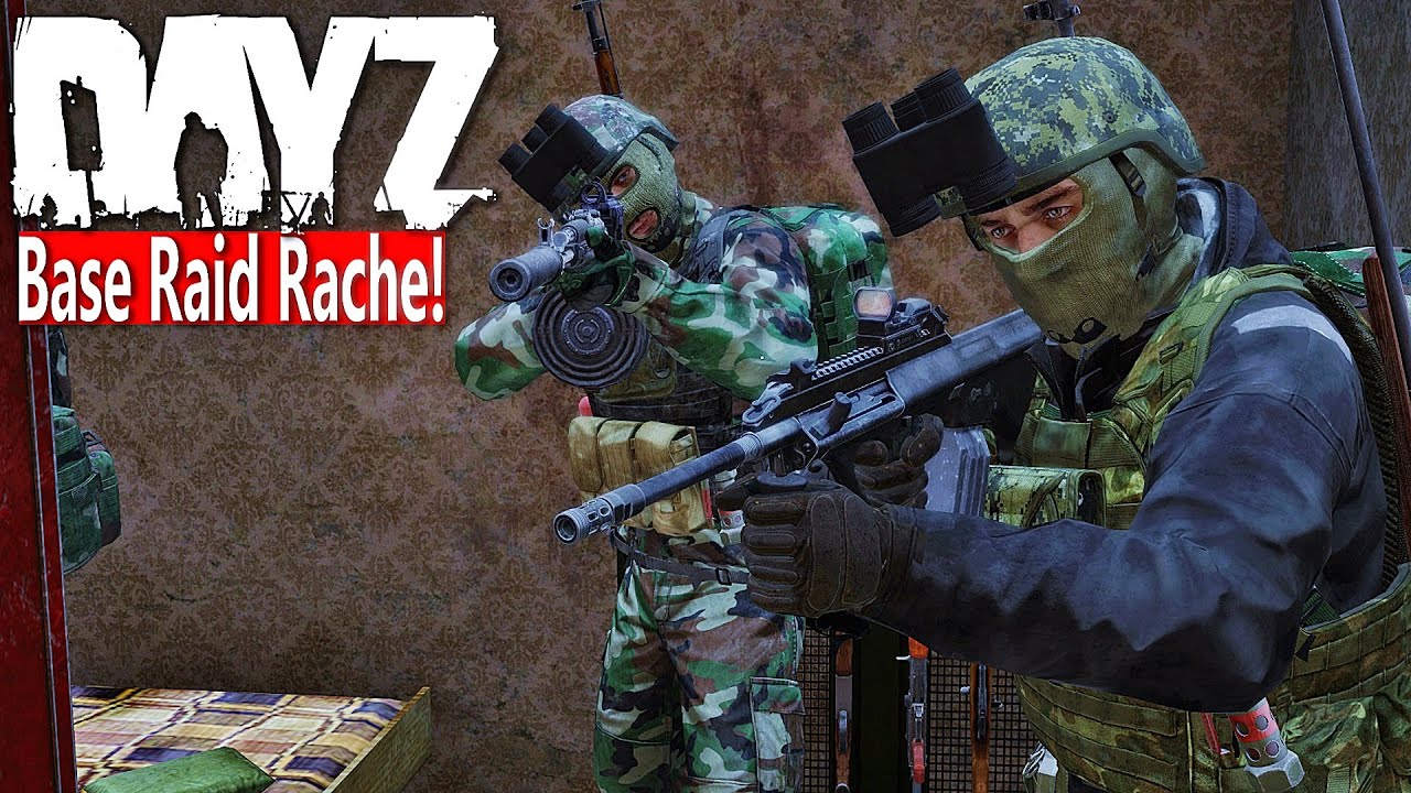 BLUTRACHE an FEINDLICHER SPIELER BASE - AKTIVER BASE RAID - WIDERSTAND durch FREMDE FEINDE - DAYZ