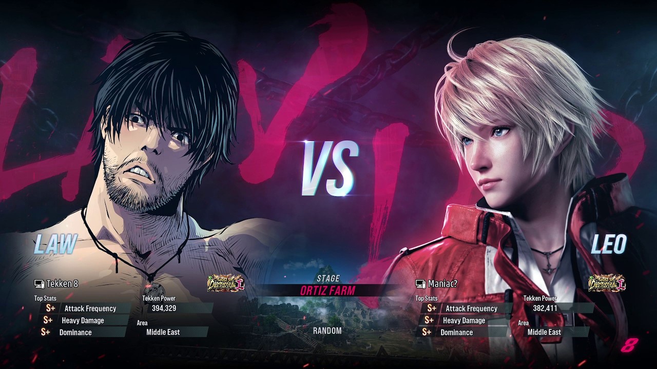 BSK (Law) VS Maniac? (Leo) Tekken 8 Ranked