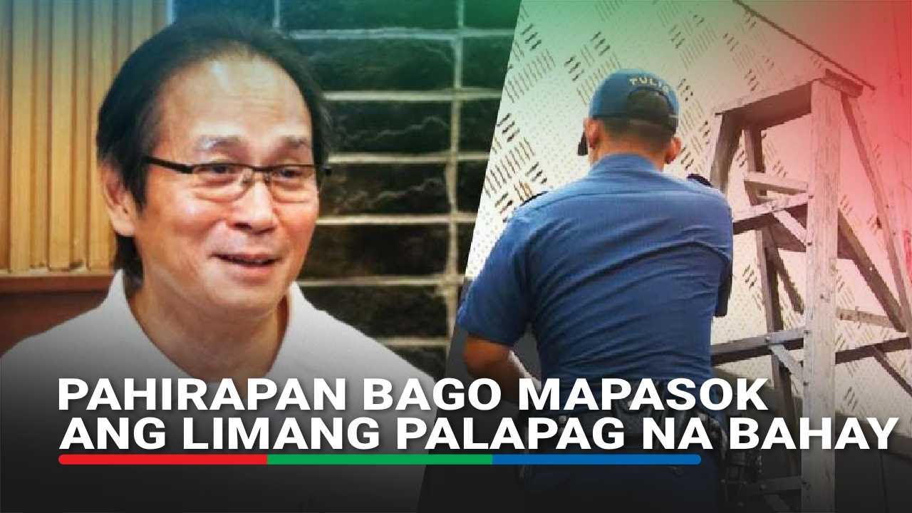 Paghain ng arrest warrant sa address ni Atong Ang nauwi sa paggamit ng hagdan | ABS-CBN News