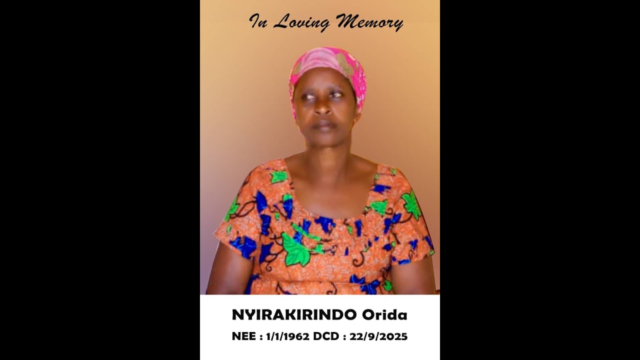 🛑 LIVE  LOVING MEMORY OF NYIRAKIRINDO Orida  27. 09.2025