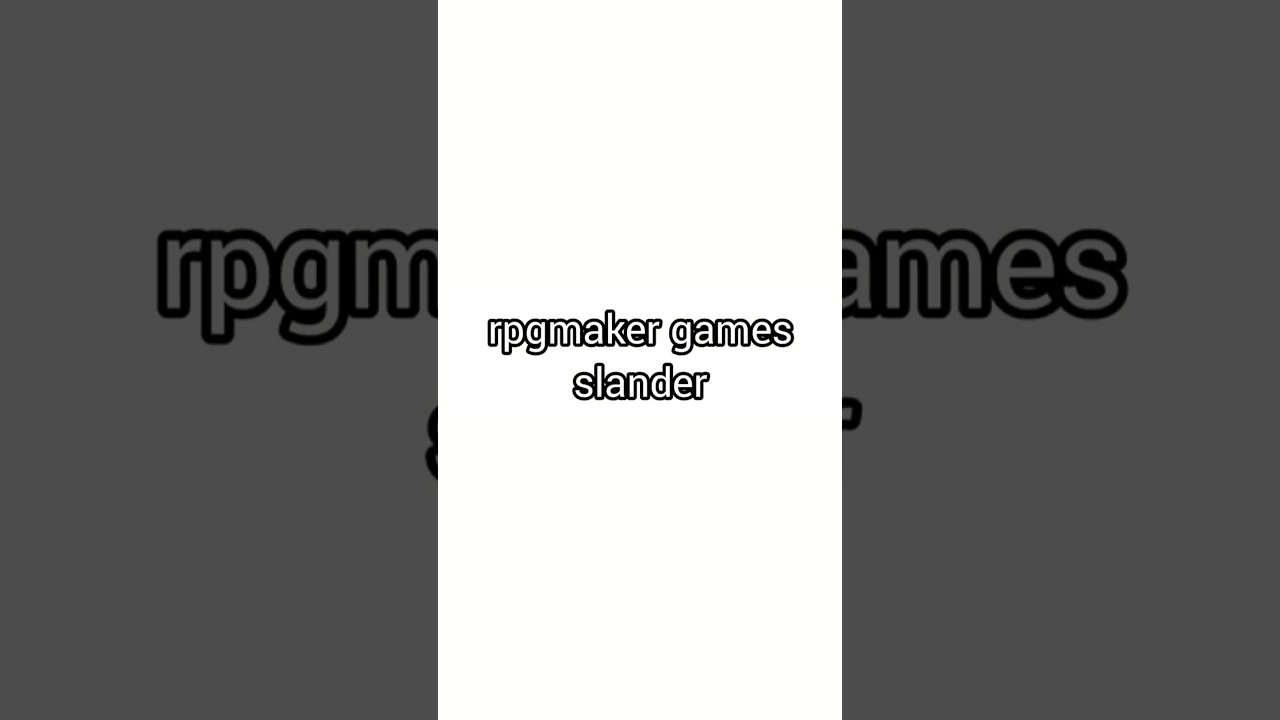 RPG Maker Games slander #okegom