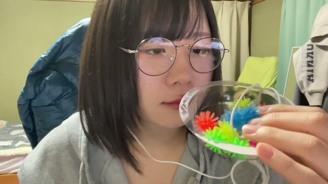 [ASMR]　iPhoneイヤホンマイク　ウニぼうず！