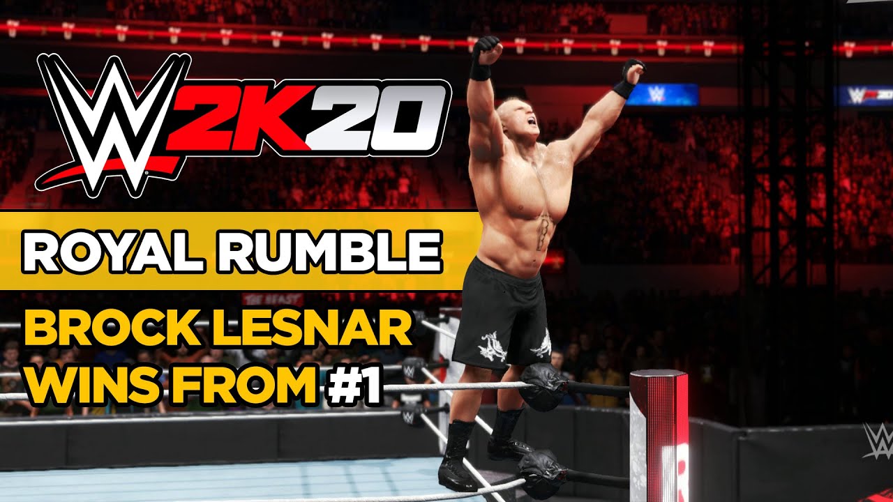 WWE 2K20 - 30-Man Royal Rumble with Brock Lesnar