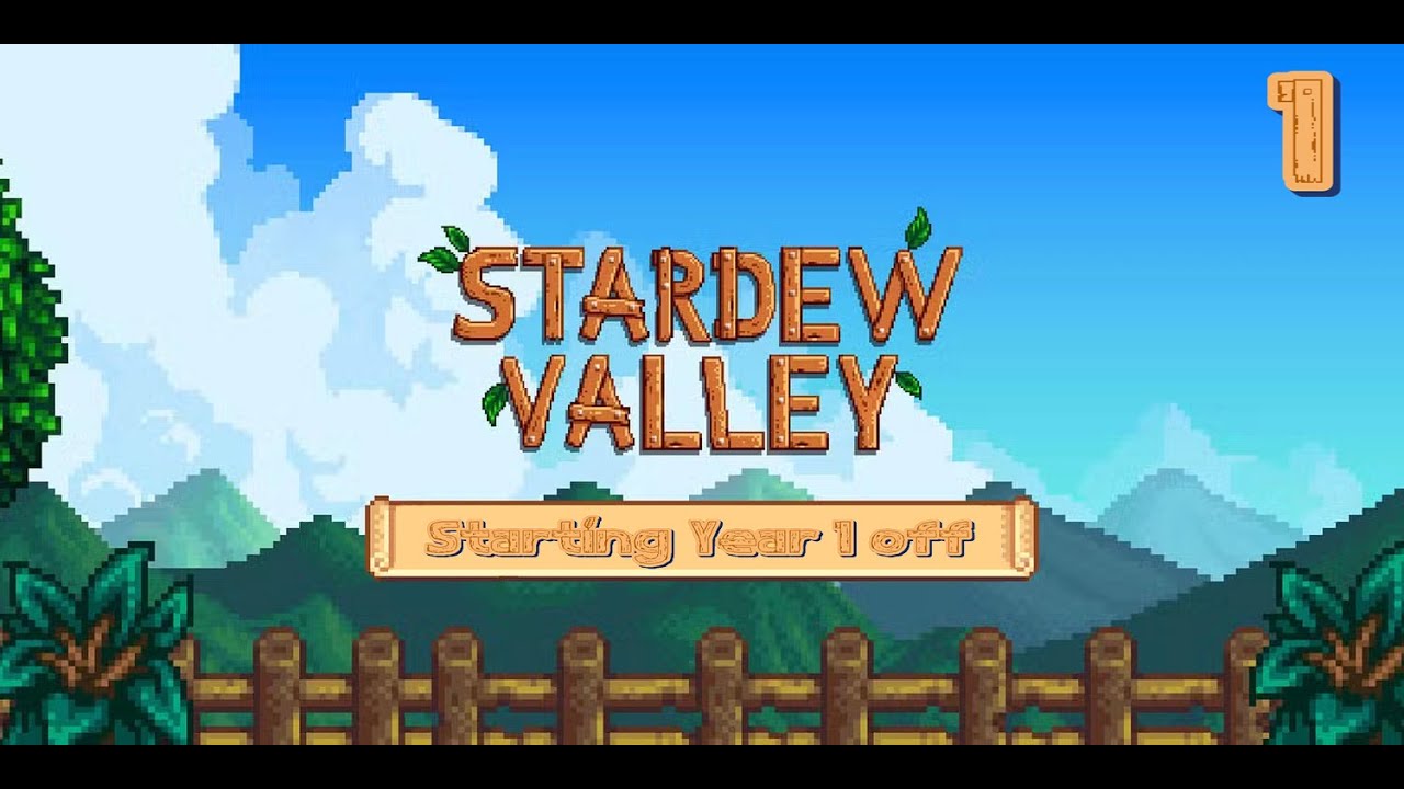 First stardew Stream, first time playing in a few years