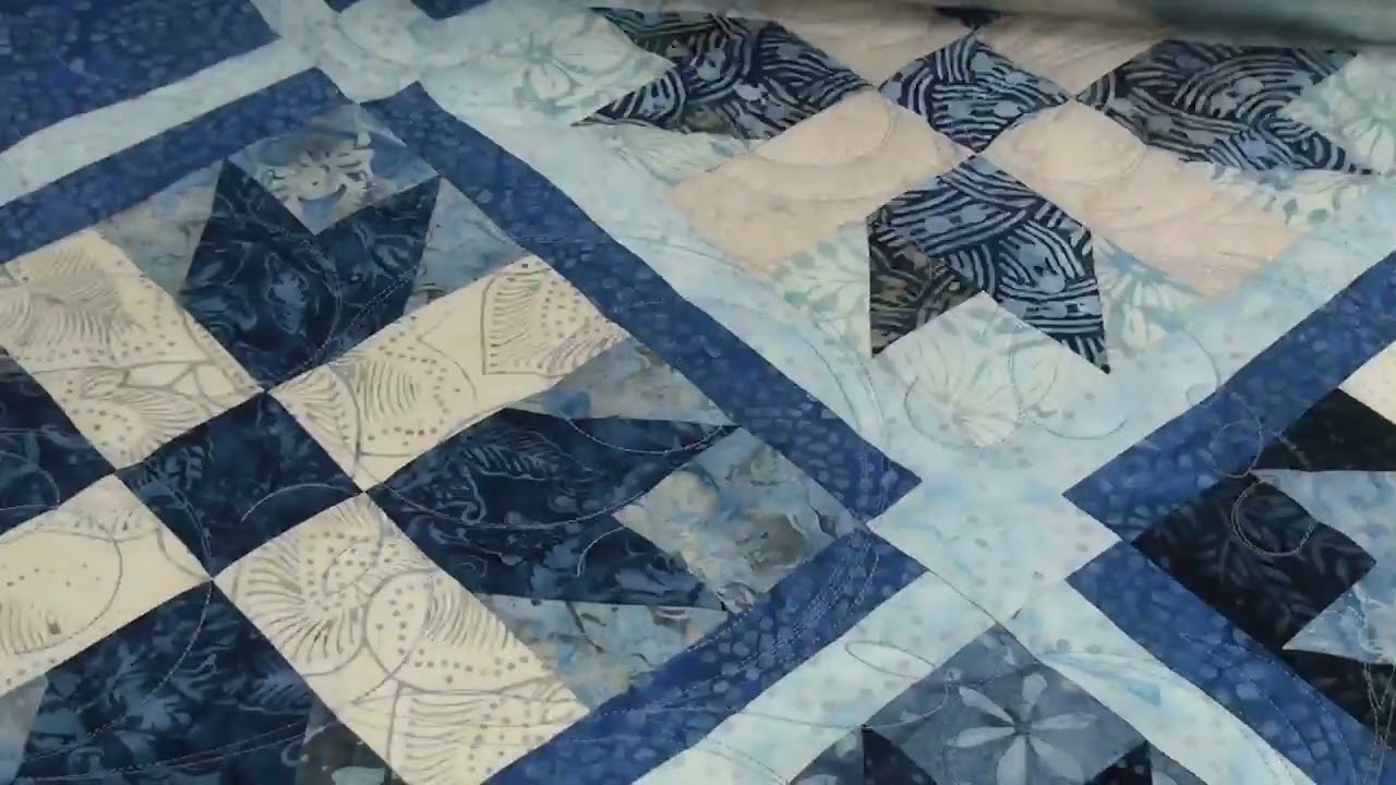 Blowing Wind Pano 5 Longarm Quilting