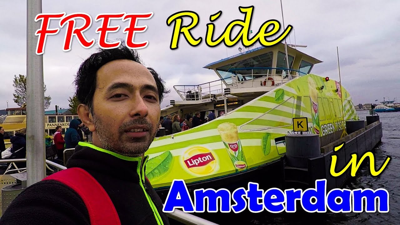 AMSTERDAM FREE Boat Ride  🇳🇱  Netherlands - Must do in Amsterdam