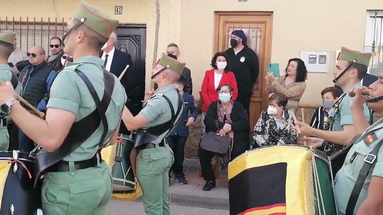 la legion con la piedad y caridad de vera almeria 2022