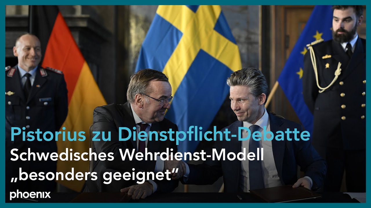 Wehrpflicht-Debatte: Pistorius über schwedisches Modell - Einschätzung von Nina Haase (DW) | 05.03.