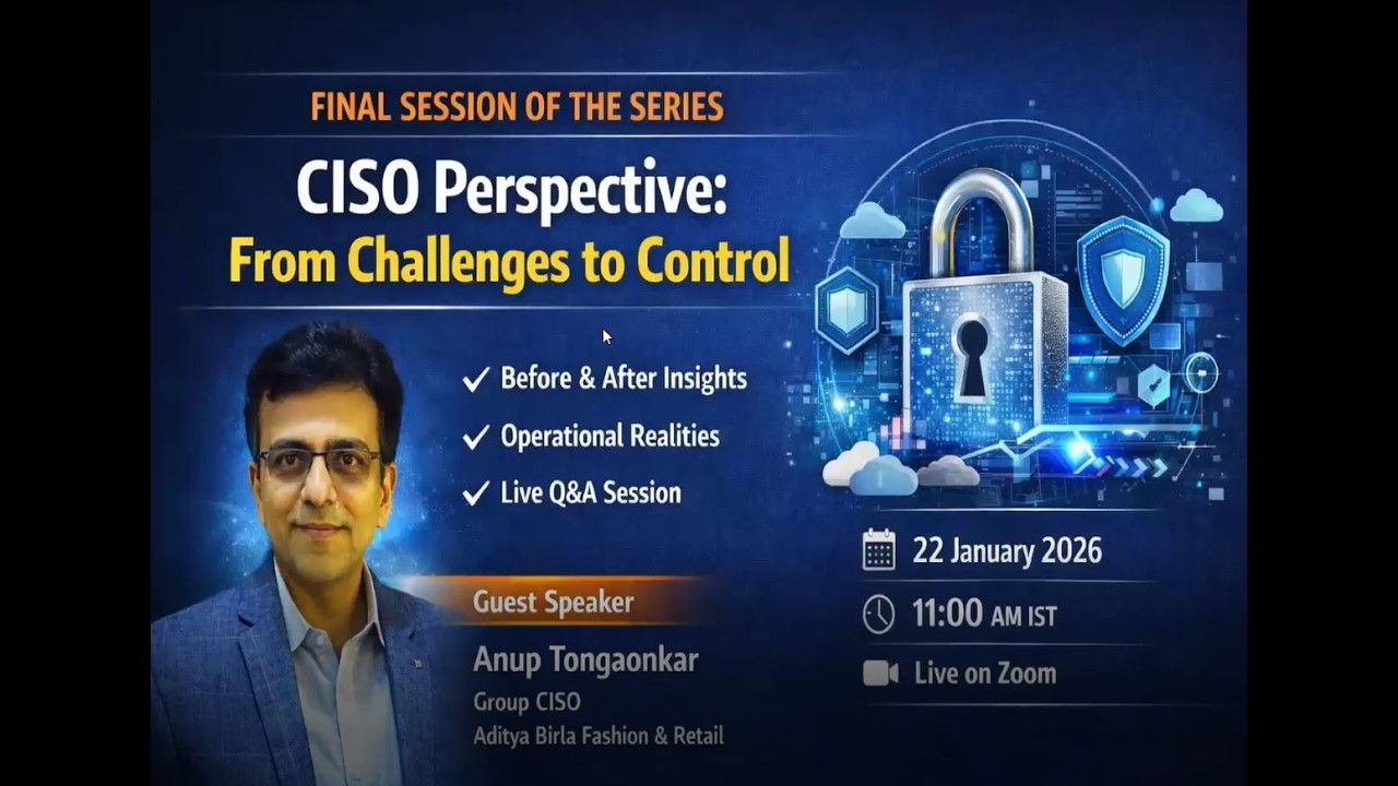 ELITECISOs x Zscaler Session : CISO Perspective - From Challenges to Control