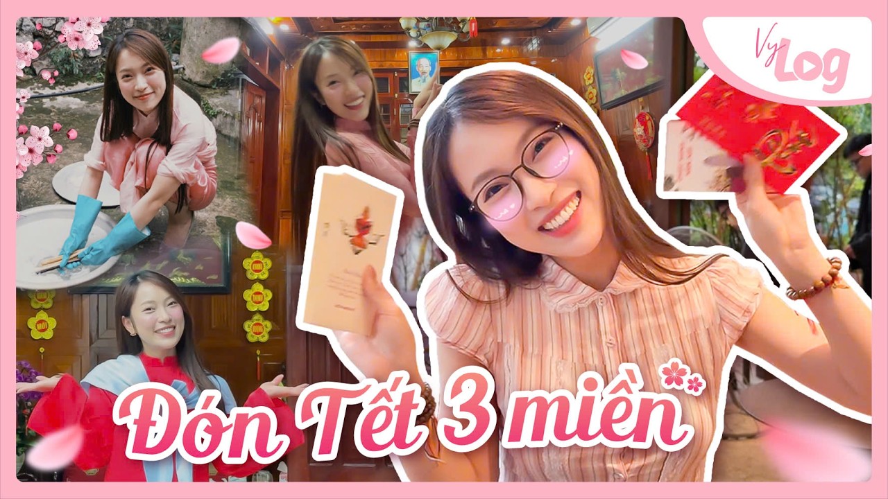 Đón Tết 3 Miền: miền Bắc, miền Trung, miền Tây | Khánh Vy Vlog