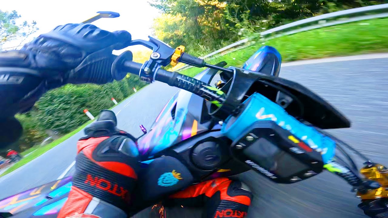 LA BIELLE LÂCHE, IL CRASH MON 50cc !
