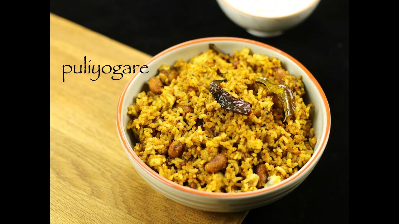 puliyogare recipe | tamarind rice recipe - karnataka style