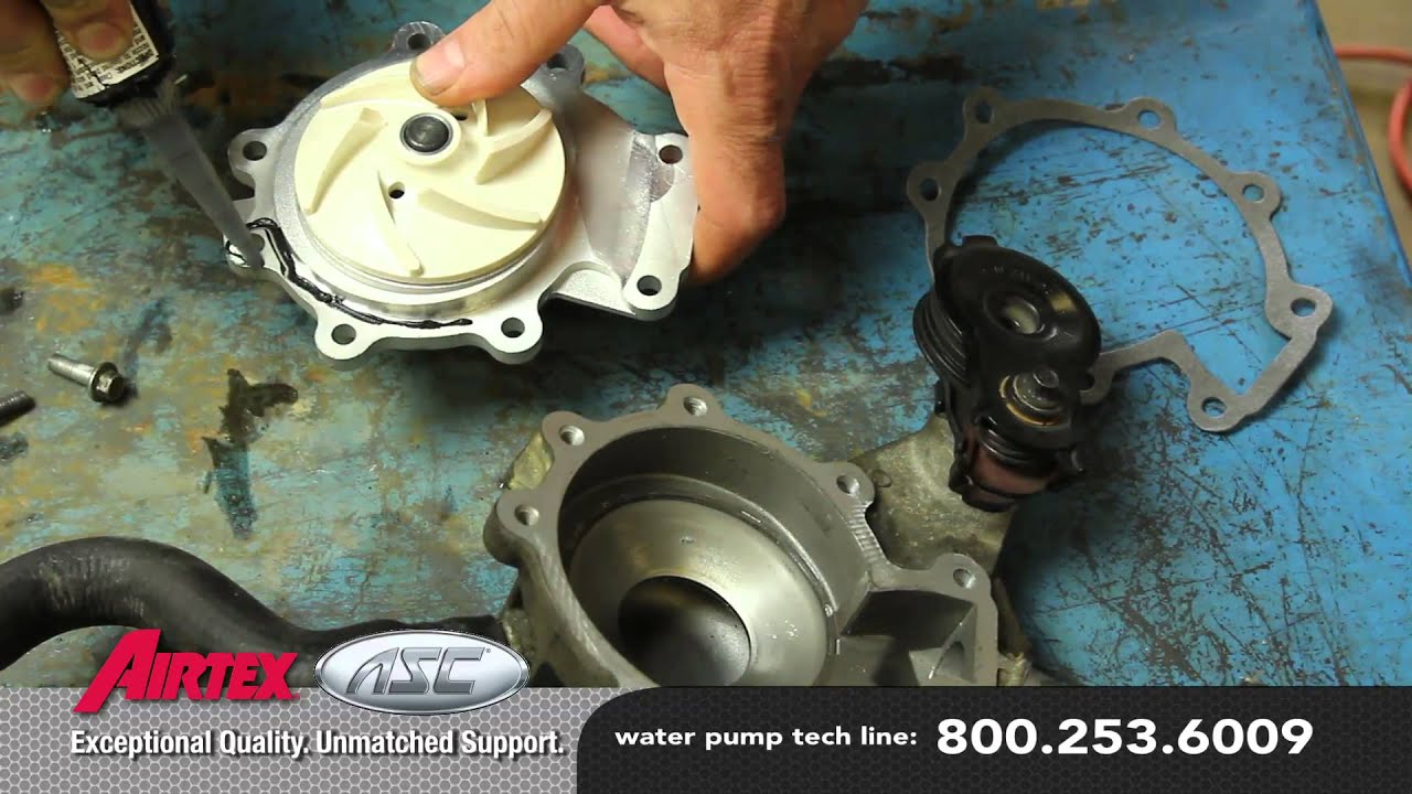 How to Install a Water Pump - Mazda 3.0L WP-9035 AW4091