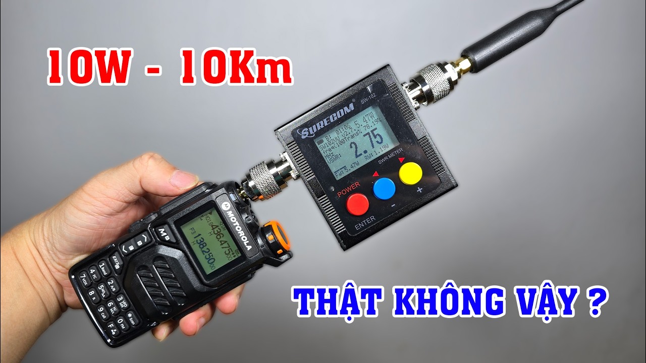 Vì sao bộ đàm này đáng mua nhất ?. Bộ đàm Motorola X8: 10W, xa 10km là lời đồn hay sự thật ?