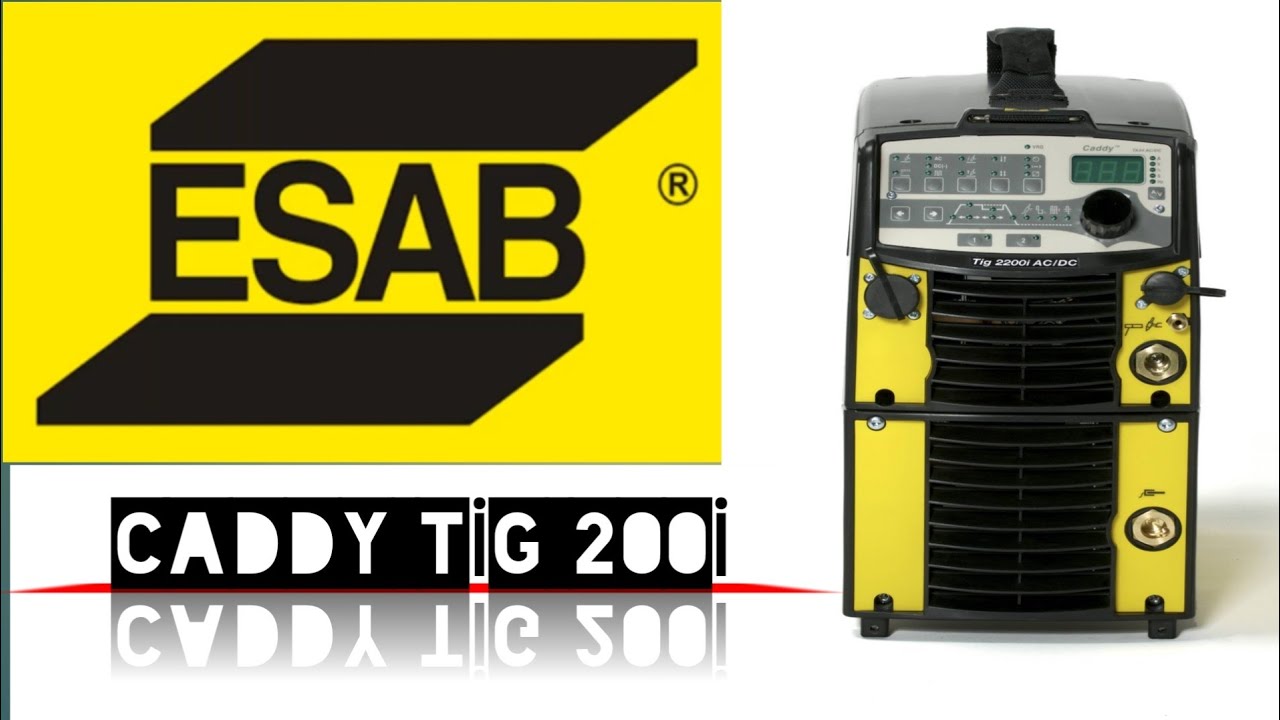 Test esab caddy tig 200i ac/dc