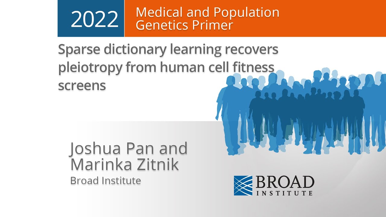 MPG Primer: Sparse dictionary learning recovers pleiotropy from human cell fitness screens (2022)