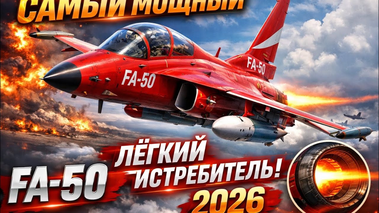 FA-50 Golden Eagle: Самый Мощный Лёгкий Истребитель 2026 | Auto Master TV