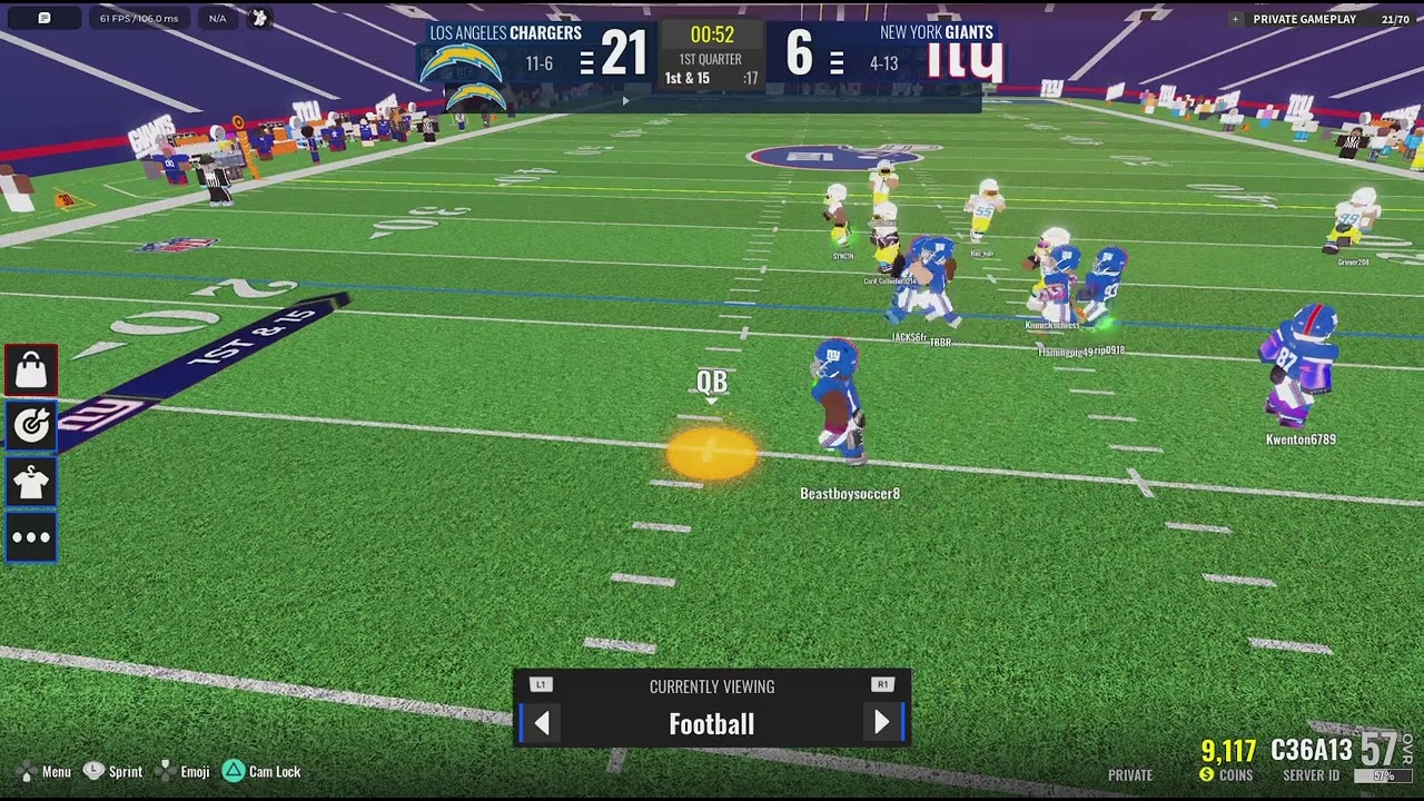 Chargers Vs Giants