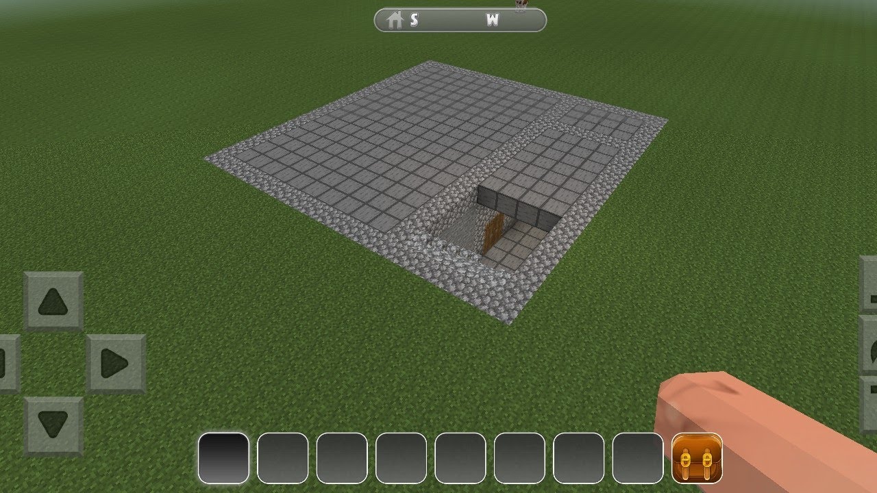 Realm craft game. i made a underground house Realm craft game videos 