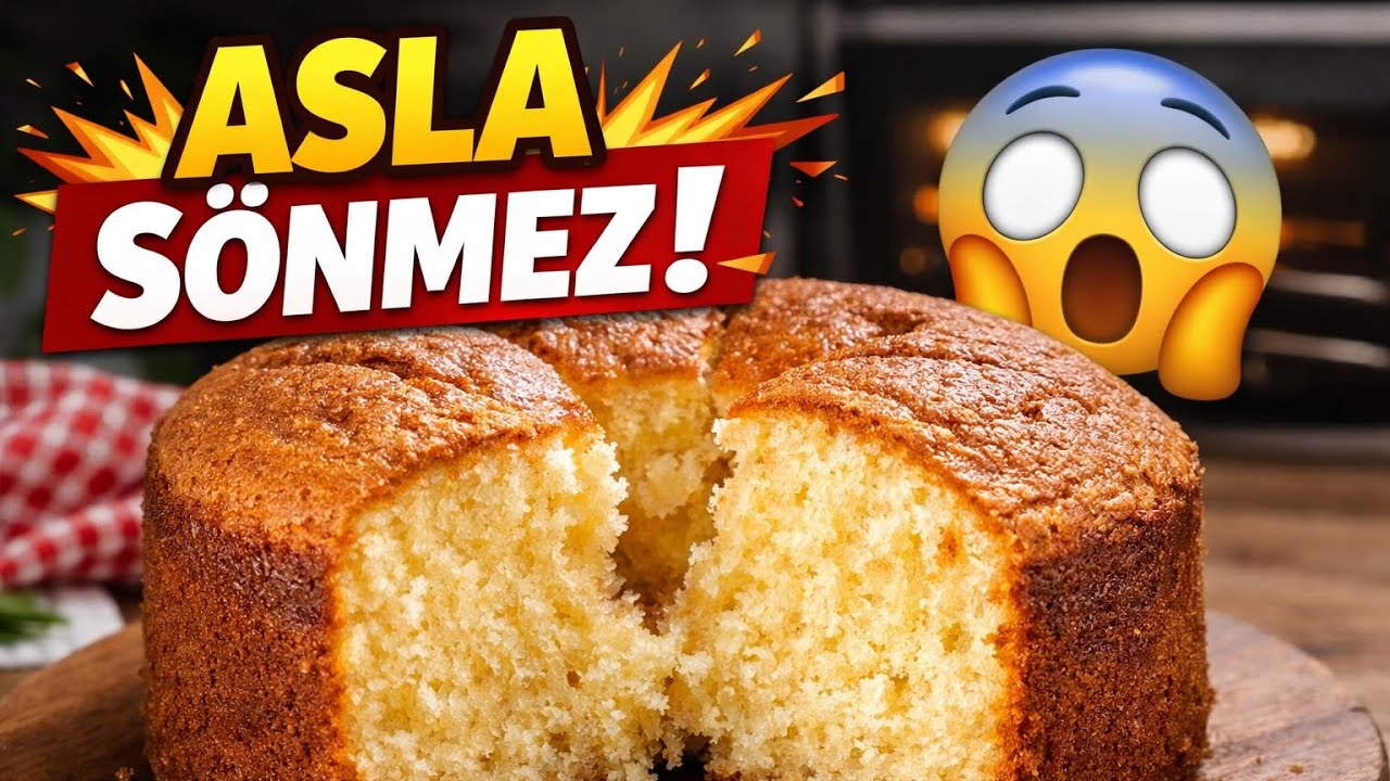 BU KEK ASLA SÖNMÜYOR! 🤯 YUMUŞACIK KEK TARİFİ 🍰 #kektarifi #keşfet #pratiktarifler 