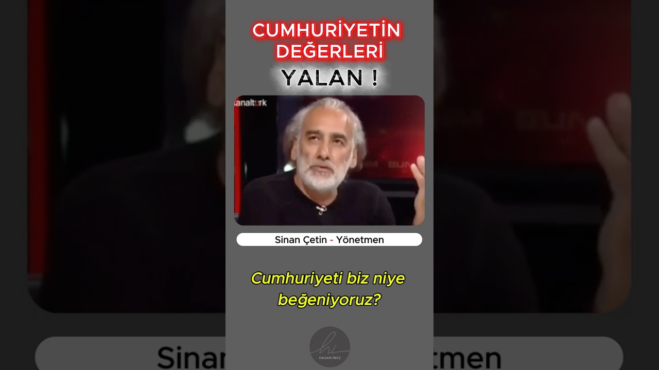 Cumhuriyetin Değerleri Yalan! & Sinan &Ccedil;etin #cumhuriyet #bayram #siyaset
