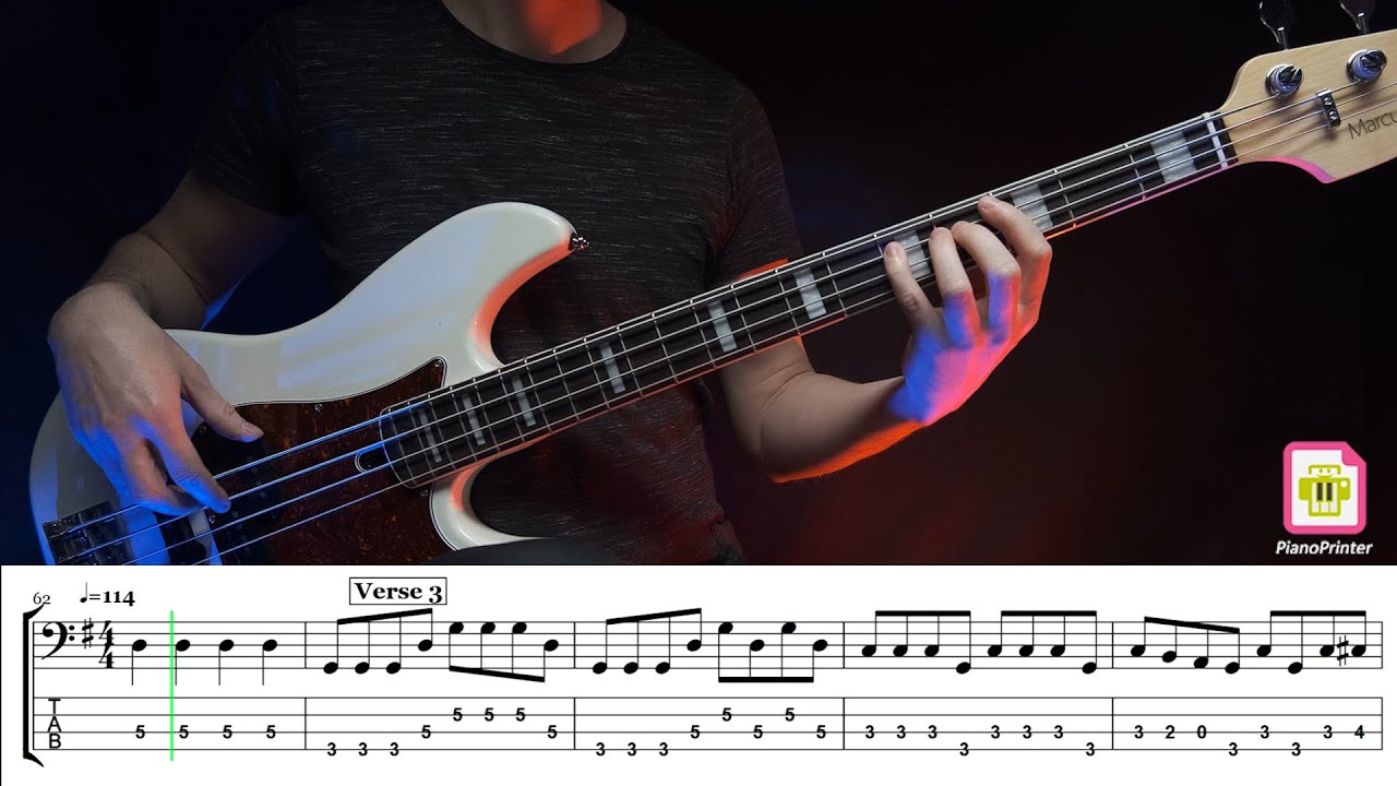 Elvis Presley - Suspicious Minds Bass Cover | Tabs & Sheet Music