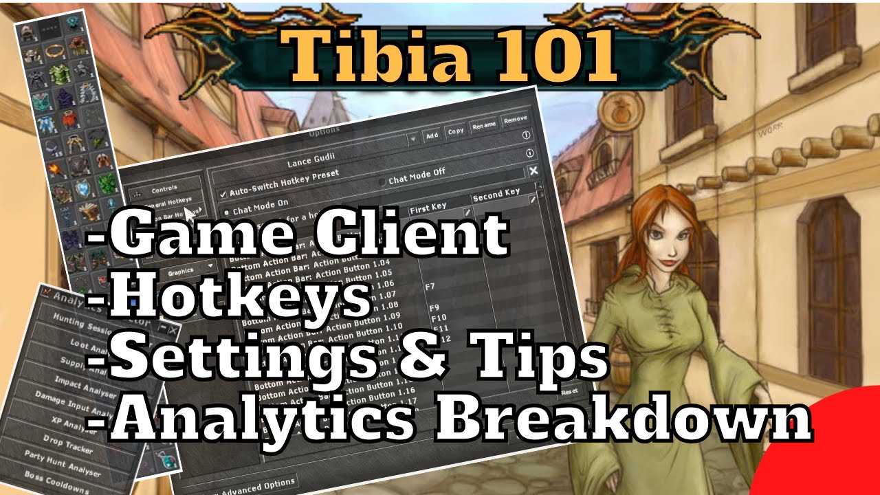 Tibia 101 — полное описание игрового клиента