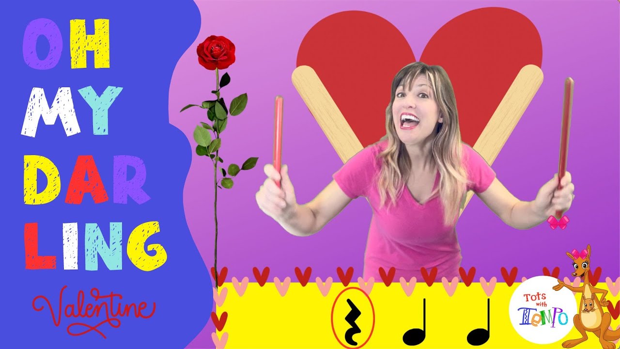 Oh My Darling, Valentine: A Rhythm Stick Action Song for Valentine's Day