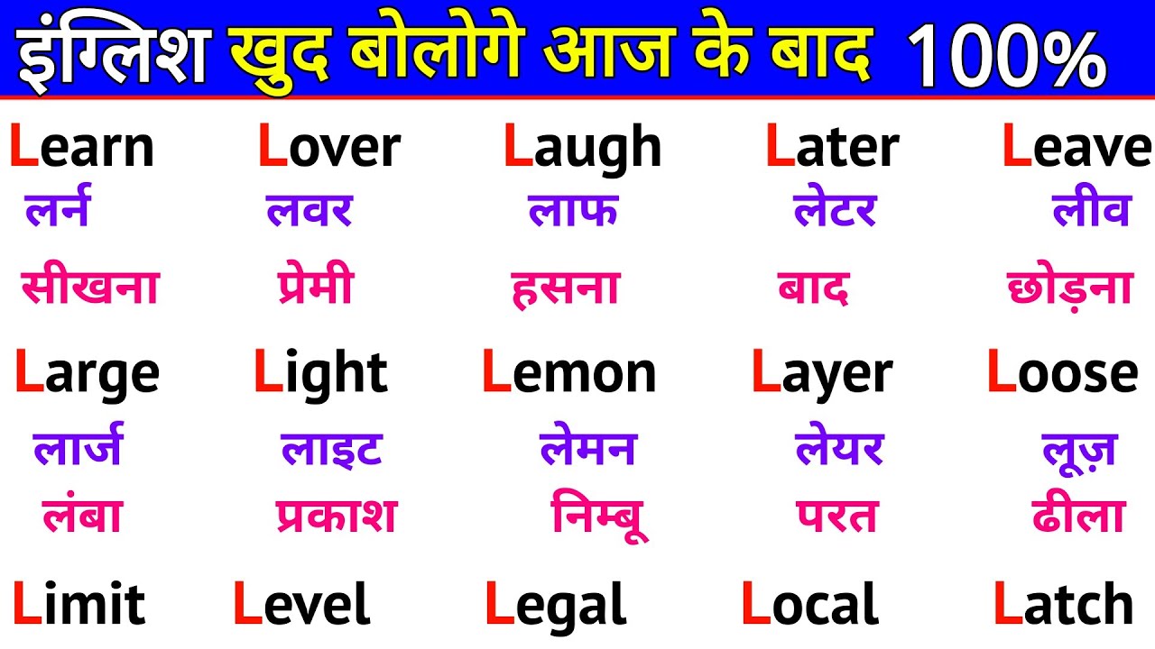 अंग्रेजी सीखने का जबरदस्त फिल्म | How to Read English | Angreji Padhna Kaise Sikhe | English Words