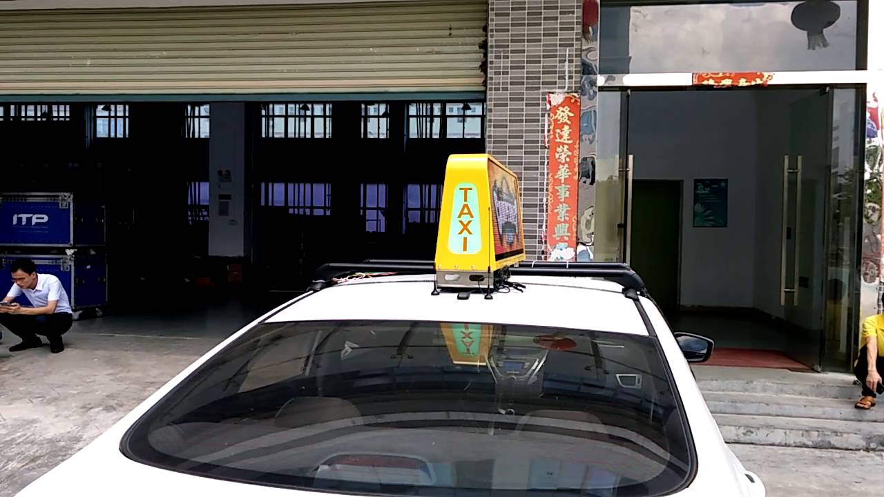 taxi top led advertising screens