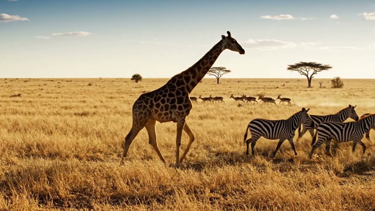 Life in the Open Grasslands | A Wildlife Documentary 4K