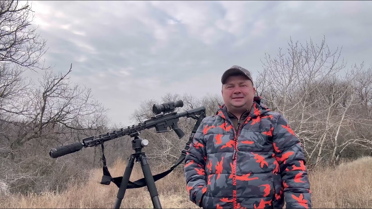 Охота на волка. Вышел на вабу. Выстрел в кадре!!!!