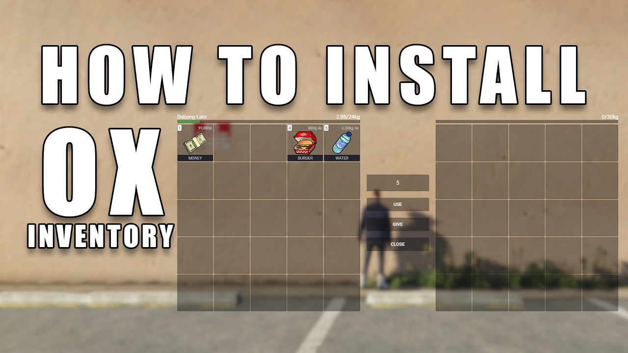 How to Install Ox_inventory for Esx 2026 - Beginners Guide - Step by Step Tutorial