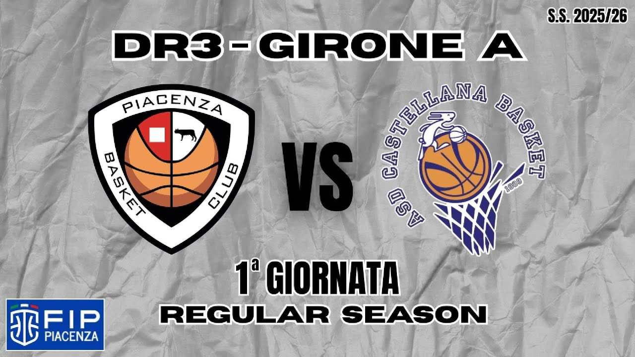 DR3 | Bakery Piacenza Club Red vs Castellana Basket | Full Highlights (11/11/2025)