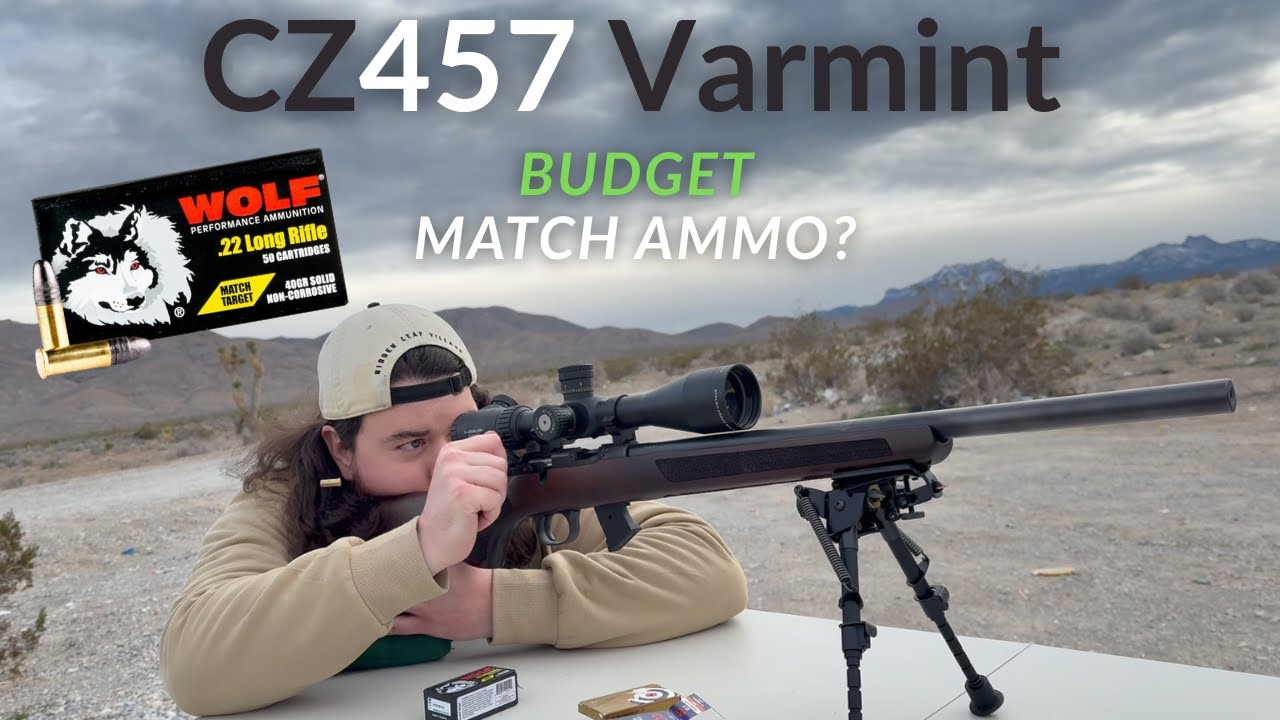 Насколько хорошо CZ457 VARMINT стреляет бюджетными патронами для соревнований? | Wolf Target Match