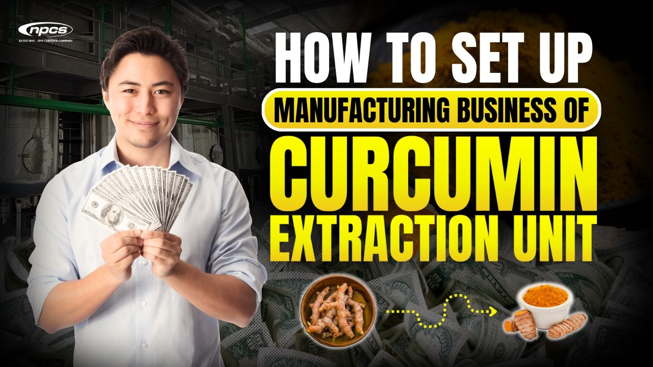 How to set up manufacturing business of Curcumin Extraction Unit