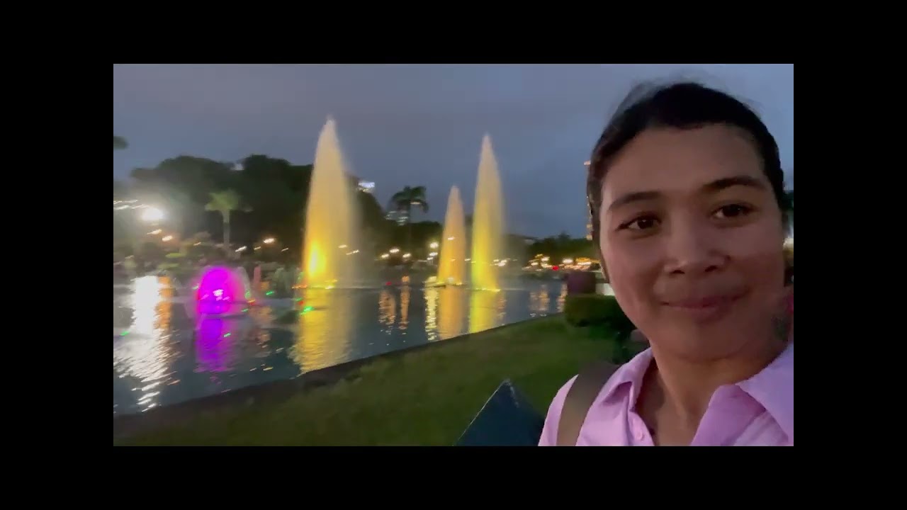 Rizal Park Musical Dancing fountain #LunetaPark #Manila,Phillippines