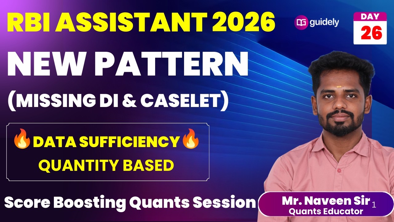 🔥Quants for IBPS CLERK MAINS 2025 - PART-1 | MEMORY BASED QUESTIONS | Mr. Naveen  #ibpsclerkmains
