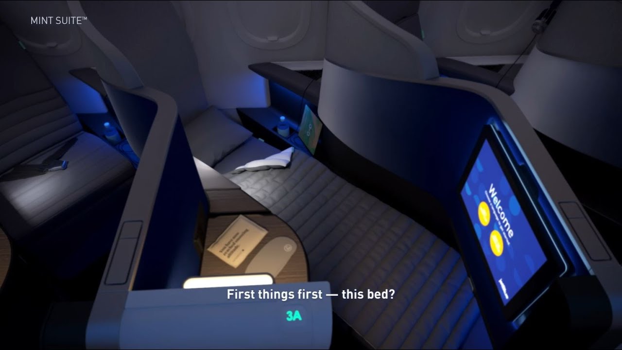 Welcome to my suite. | JetBlue Mint